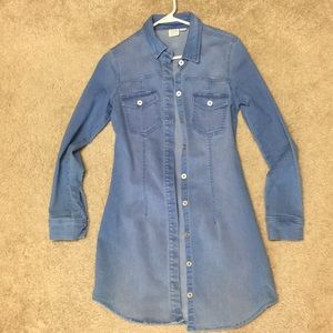 Denim jean dress size small